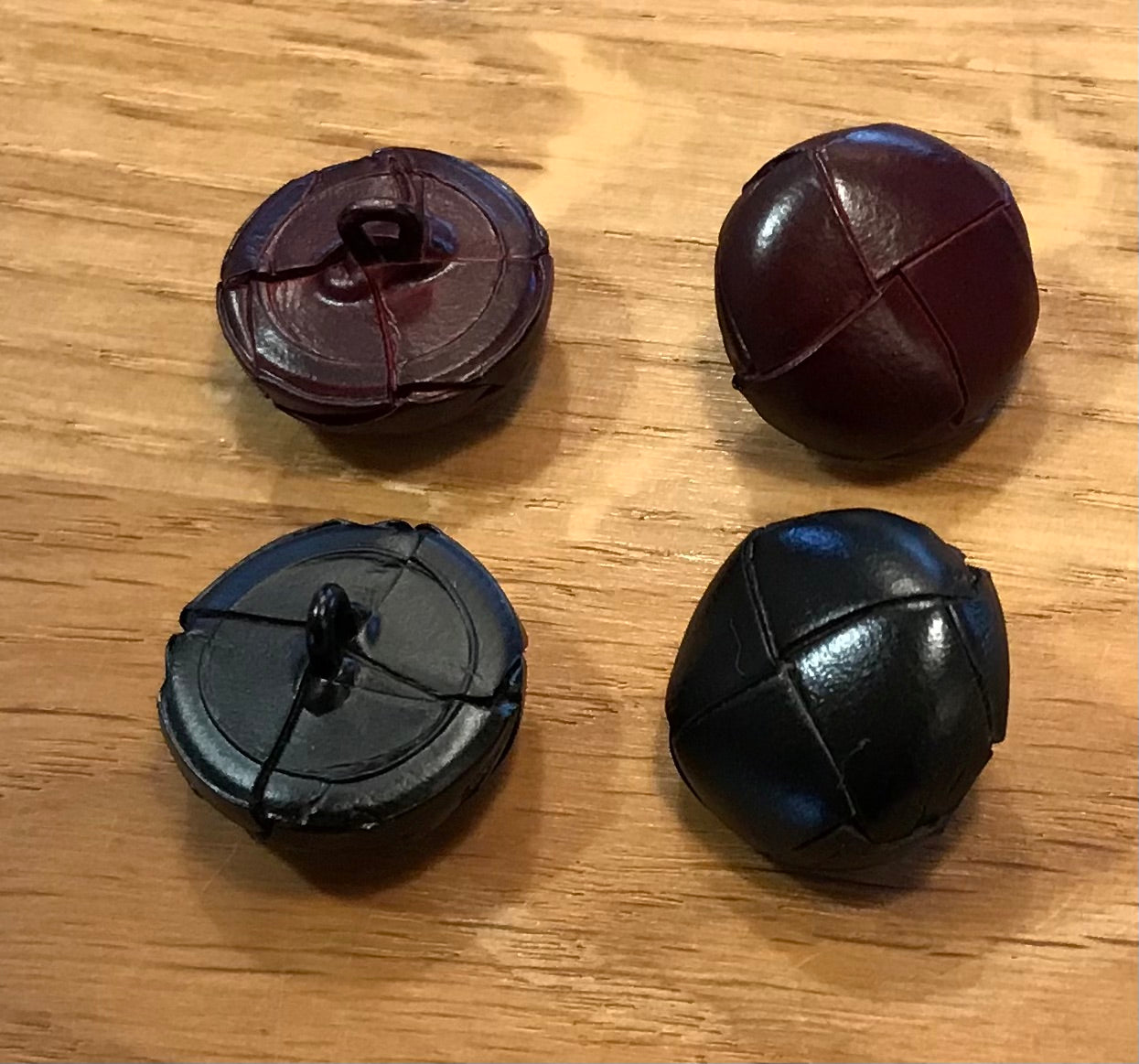Läderknapp 20mm